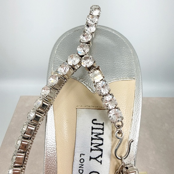 Jimmy Choo
Women's Saeda 100 Embellished High Heel Sandals - Picture 9 of 10